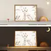 Giraffe - Jungle - Bruin - Kinderen Light Box met batterij (Wandlamp kind) middel -sfeer3_kind