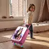 Aquarel paard met kleurrijke spatten Kinderkoffer - Roze klein -sfeer1