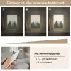 Sparren - Bomen - Groen - Beige Light Box met kabel (Tafellamp) klein -USP_dimbaarNL
