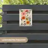 Veldbloemen - Stengels - Blaadjes - Groen tuinposter los doek klein -sfeer3