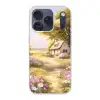 Huisje - Hout - Bloemen Telefoonhoesje iPhone 17 Pro klein -3d