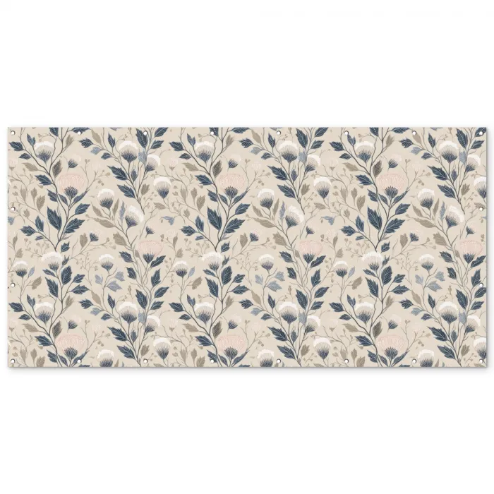 Klassiek - Botanisch - Kleurrijk Balkonbeschermer Duitsland klein 596 -zz_3d