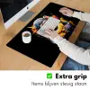 Aap - Graffiti - Kleurrijk - Bananen - Modern Muismat XXL klein -sfeer3
