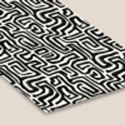 Grafisch - Lijnen - Zwart - Wit fotolijst zwart zonder passe partout klein 224 -zsfeer6