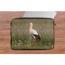 Ooienvaar - Bloemen - Weide - Kleurrijk laptophoes neopreen klein -tafel