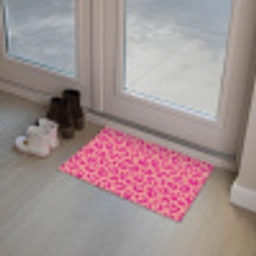 Panterprint - Roze - Dierenprint - Minimalistisch Deurmat klein -sfeer3