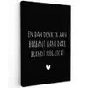 Spreuken - Quotes - En dan denk ik aan Brabant - Guus Meeuwis Tuinposter op houten frame 2 cm dik klein -3d