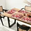 Aardbei - Taart- Eten - Roze Placemat vinyl groot -zzsfeer4_Kitchenyeah-website