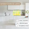 Geel - Patroon - Zomer keuken achterwand 2 middel 865 -sfeer4_FR