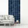 Tegel - Modern - Blauw fotobehang vinyl groot 64 -woonkamer