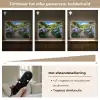 Hortsensia - Pad - Bloemen Light Box met batterij (Wandlamp) middel -USP_dimbaarNL