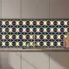 Abstract - Retro - Kleurrijk keuken achterwand 2 middel 871 zz_3dshopping