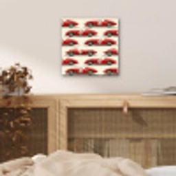 Raceauto - Retro - Rood aluminium wit klein 46 -sfeer3