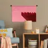 Dream - 3D - Rood - Roze Wandkleed katoen klein -wsfeer4_kind