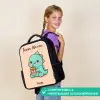 Kawai - Dino - Bubbletea Rugzak - Zwart middel -sfeer6_NL