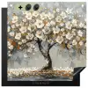 Boom - Bloemen - Wit - Natuur - Kunst Inductie beschemer met haakjes middel -3d