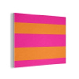 Strepen - Horizontaal - Roze PET vilt klein 837 -3d