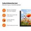 Bloemen - Klaproos - Lente - Natuur - Rood - Blauw Inductie beschermer vinyl 3mm klein -zzzzzzz-td-ups