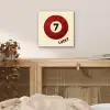 Cirkel - Zeven - Lucky - Rood aluminium wit klein -sfeer3