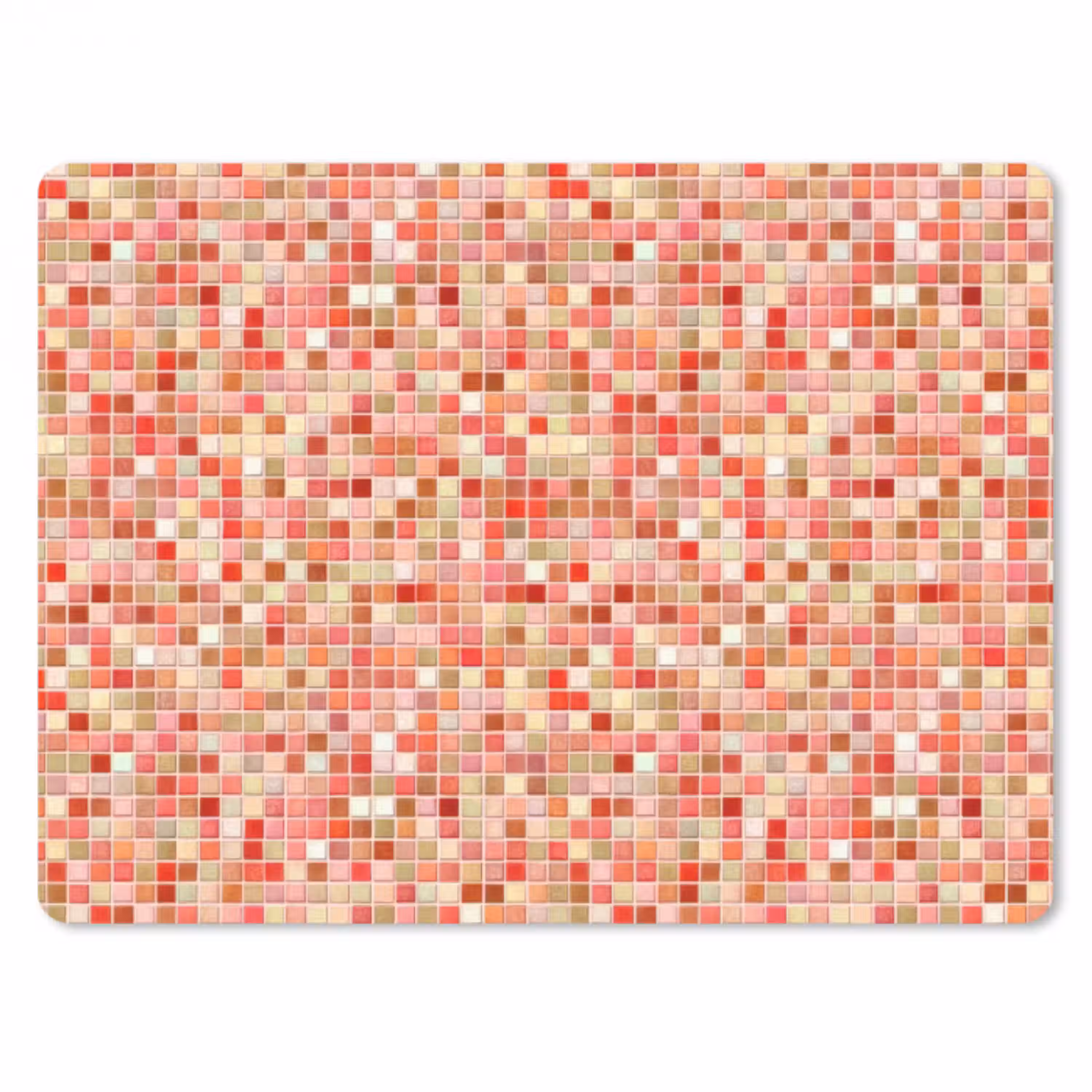 Mozaïek - Tegel - Patroon - Kleurrijk muismat rubber klein 262 -3d