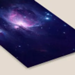 Ruimte - Sterren - Kleurrijk fotolijst zwart zonder passe partout klein -zsfeer6