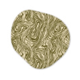 Abstract - Marmer - Groen Wandcirkel Organisch Forex 3mm klein 629 -3d
