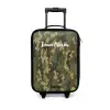Groene camouflage met zandkleur Kinderkoffer - Zwart klein -3d