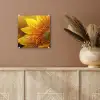 Zonnebloem - Dauwdruppels - Geel - Zonlicht plexiglas 5mm klein -sfeer5