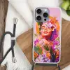 Vrouw - Abstract - Cirkel - Bloemen Hoesje iPhone 16 Pro Max met koord klein -sfeer4