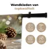 Dennenappels - Kerstsfeer - Bruin - Groen Wandkleed katoen klein -sfeer2