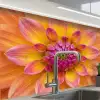 Dahlia - Bloem - Oranje keuken achterwand 2 middel -zzzz3d_schuin