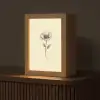 Klaproos - Illustratie - Zwart Light Box met kabel (Tafellamp) klein -z3d_website