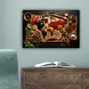 Kruiden - Specerijen - Wereldkaart - Bruin - Lepel - Kleurrijk canvas 2cm klein -sfeer4