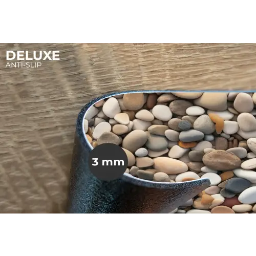 Matte - Lichte - Stenen Placemat vinyl groot 368 -closeup