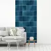 Keramiek - Structuur - Tegel - Blauw fotobehang vinyl groot 64 -woonkamer