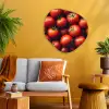Groente - Rood - Tomaten Wandcirkel Organisch Plexiglas middel -sfeer4