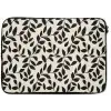 Elegant - Patroon - Zwart - Beige laptophoes neopreen klein 279 -zkaufland3dotto