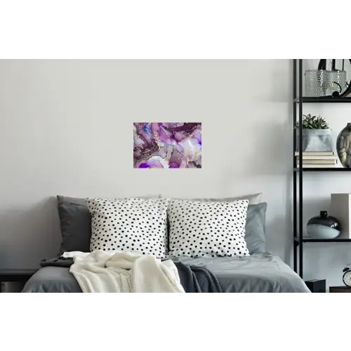 Marmer - Roze - Paars - Gold Muursticker klein -slaapkamer