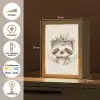 Luiaard - Dieren - Bohemian - Boho Light Box met kabel klein -USP_NL