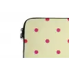 Swag - Roze - Stippen - Geel laptophoes neopreen klein -detail