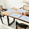 Why not - Blauw - Donker blauw - Quote Placemat vinyl groot -zzsfeer4_Kitchenyeah-website