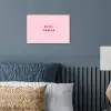 Girl power - Roze - Hartje poster papier klein -sfeer2