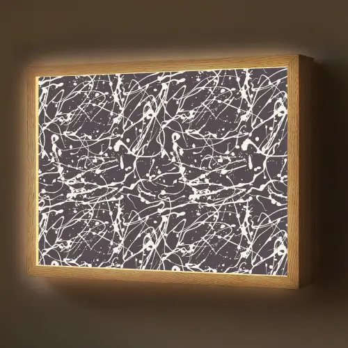 Spat - Waterverf - Wit Light Box met batterij (Wandlamp) middel 907 -z3d_website