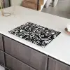 Symbolen - Abstract - Grafisch - Zwart Inductie beschermer vinyl 3mm klein -sfeer8