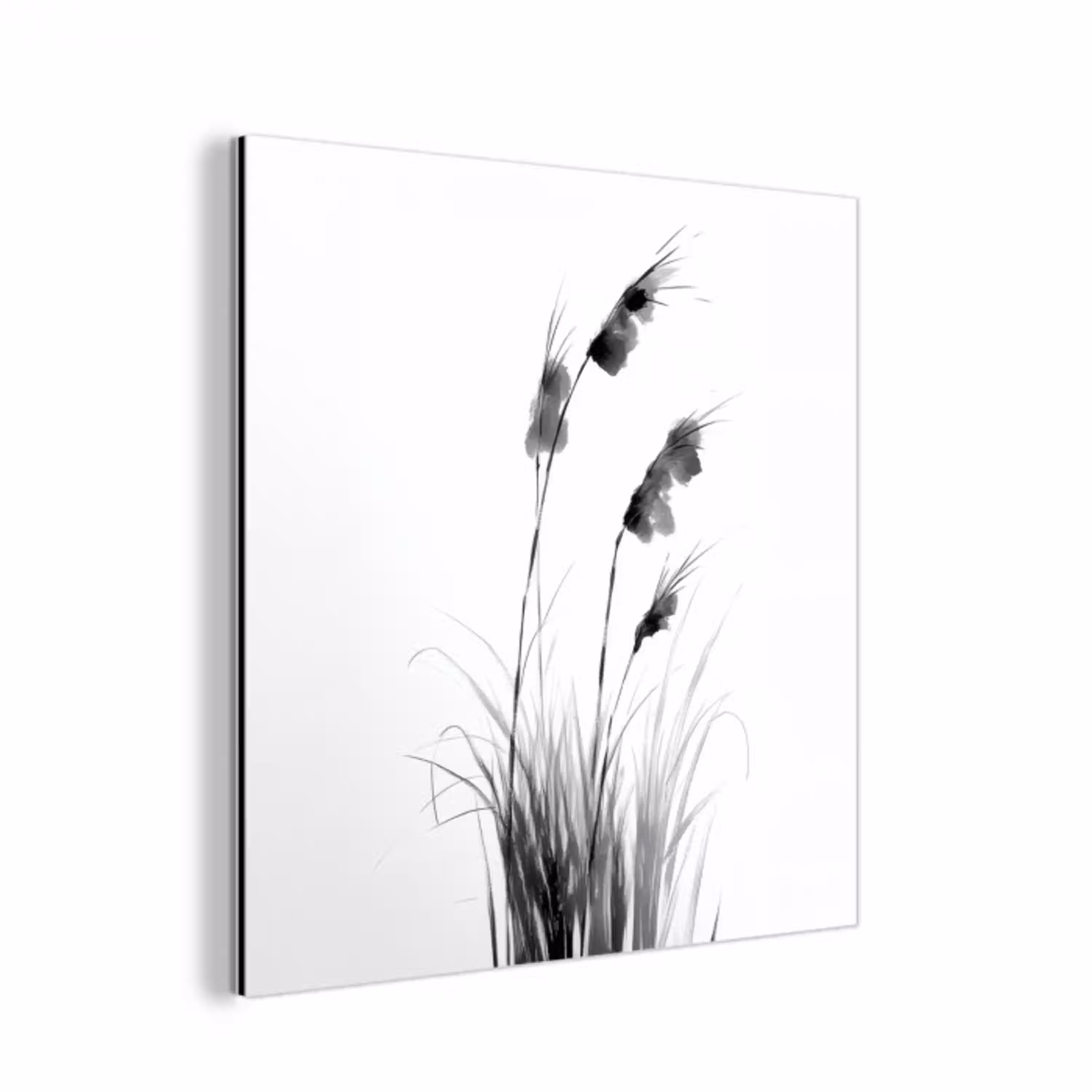 Minimalistisch - Stelen - Wit aluminium wit klein -3d