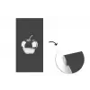 Appel - Metallic - Symmetrisch fotobehang vinyl groot -3d