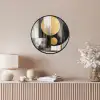 Abstract - Goud - Zilver - Vormen - Aesthetic - Modern Fotolijst rond zonder passe partout klein -sfeer3