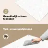 Patroon - Lijn - Design - Zwart - Wit Inductie beschemer met haakjes klein 777 -ky-schoon-nl