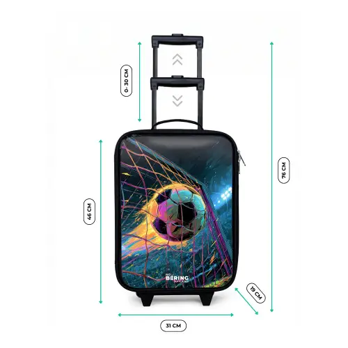 Neon - Net - Voetbal - Kleurrijk Kinderkoffer - Zwart klein -productfoto_formaten