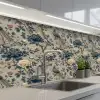 Pauw - Bloemen - Blauw keuken achterwand 2 middel 871 -3d_schuin